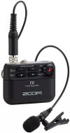 Zoom F2 Field Recorder and Lavalier Mikrofon