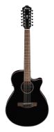Ibanez AEG5012-BKH AEG Series 12-Saiter Akustikgitarre Black High Gloss