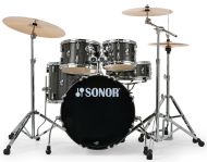Sonor AQX Studio Drumset Black Midnight Sparkle inkl. B8 Beckensatz