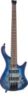 Ibanez EHB1505-PLF 5-Saiter Headless E-Bass inkl. Gigbag Pacific Blue Burst Flat 