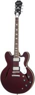 Epiphone Noel Gallagher Riviera Semiakustik E-Gitarre Dark Red Wine inkl. Koffer