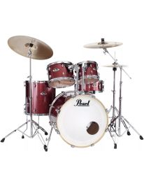 Pearl Export EXX705NBR Black Cherry Glitter + Sabian Sbr Cymbal Set