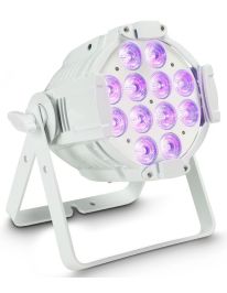Cameo Studio PAR 64 CAN RGBWA+UV 12 W WH - 12 x12W QUAD Colour LED RGBWA+UV PAR light in white housing