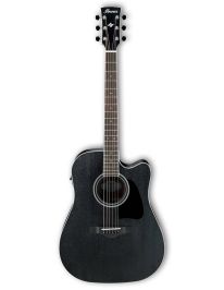 Ibanez AW84CE-WK Acoustic Guitar 6-String Weathered Black