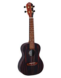 Ortega Ukulele RUEB-CC Concert Ebony Wood inkl. Gigbag