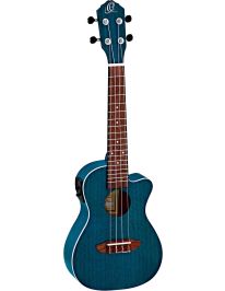 Ortega Ukulele RUOCEAN-CE Elektronik Ozean Blau