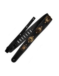 Richter Gitarrengurt Motörhead Concho Strap Black / Old Brass