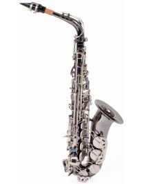 Antigua AS4248BC-GH Altsaxophon Schwarz vernickelt Mechanik Classic Nickel inkl. Canvas Form Case