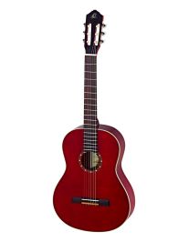 Ortega R121LWR Family Series 4/4 Lefthand Konzertgitarre inkl. GigBag Weinrot