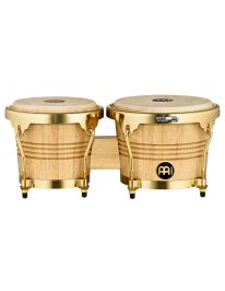 Meinl Percussion WB200NT-G Wood Bongo 6-3/4"+8" Natural High Gloss / Gold Hardware
