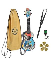 Ortega K2-SR Keiki Ukulele Set Samurai