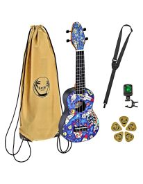 Ortega K2-SP Keiki Ukulele Set Spaceman