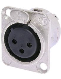 Neutrik XLR Einbaubuchse D NC3FD-L-1