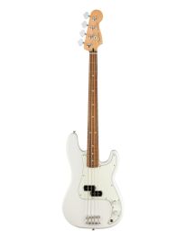 Fender Player Precision Bass 4-Saiter E-Bass PF Polar White