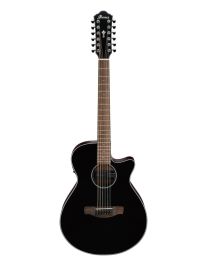 Ibanez AEG5012-BKH AEG Series 12-Saiter Akustikgitarre Black High Gloss