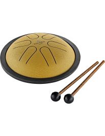 Meinl Sonic Energy MSTD3G Mini Steel Tongue Drum Gold B-Major 6"