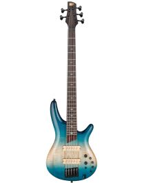 Ibanez SR5CMLTD-CIL Premium 5-Saiter E-Bass inkl. Gigbag Caribbean Islet Low Gloss