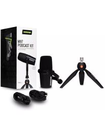 Shure MV7-K-BDNL Podcast Kit Mikrofon Schwarz