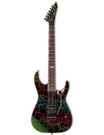 ESP Ltd ´87 Series M-1 Custom E-Gitarre Rainbow Crackle