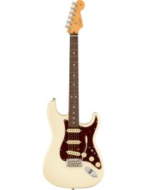 Fender American Professional II Stratocaster E-Gitarre inkl. Koffer RW Olympic White