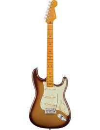 Fender American Ultra Stratocaster MN E-Gitarre inkl. Koffer Mocha Burst 
