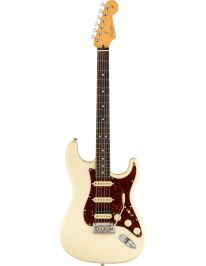 Fender American Professional II Stratocaster HSS E-Gitarre inkl. Koffer RW Olympic White 