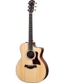 Taylor 214ce-QS DLX LTD Grand Auditorium Westerngitarre inkl. Gigbag Natural