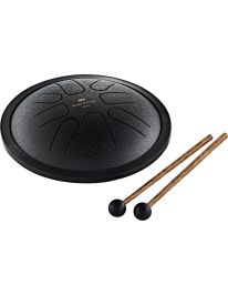 Meinl Sonic Energy SSTD1BK Small Steel Tongue Drum Black F-Minor 7"