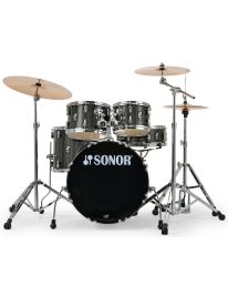 Sonor AQX Studio Drumset Black Midnight Sparkle inkl. B8 Beckensatz