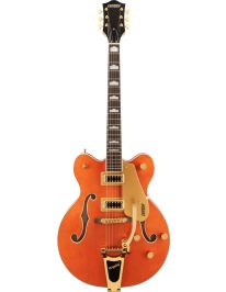Gretsch G5422TG Electromatic Classic Hollow Body Double-Cut with Bigsby and Gold Hardware Orange Stain