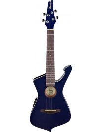 Ibanez UICT10-M Iceman Tenor Ukulele mit Elektronik inkl. Gigbag Midnight Metallic