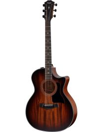 Taylor 324ce Grand Auditorium Westerngitarre mit Elektronik inkl. Koffer Shaded Edge Burst Top