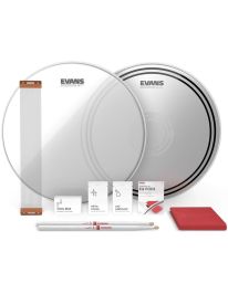 Evans Snare Tune Up Kit 14" EC Edge Control Reverse Dot ESTUK-14ECSRD-1