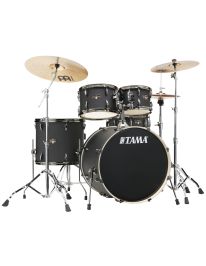 Tama IP52H6WBN-BOB Imperialstar Drumset Blacked Out Black inkl. MEINL HCS Cymbal Set