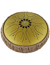 Meinl Sonic Energy MOSTD3G Medium Octave Steel Tongue Drum Handpan Gold C Dur