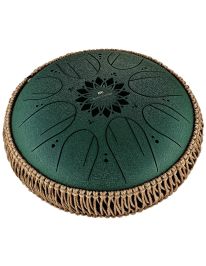 Meinl Sonic Energy MOSTD4DG Medium Octave Steel Tongue Drum Handpan Dark Green F# Moll