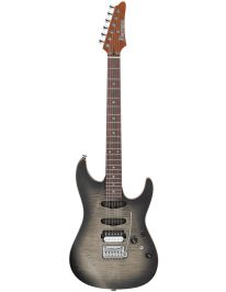 Ibanez TQM2-CBBF Tom Quayle Signature E-Gitarre Charcoal Black Burst Flat
