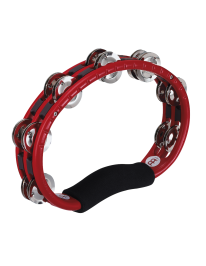 Meinl Percussion TMT1R Tambourine Hand Stahl-Schellen Red