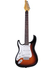 Mannedesign Raven Lefthand Rosewood Neck Brown Sunburst