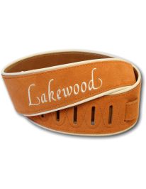 Lakewood Gitarrengurt Leder Braun