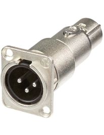 Neutrik XLR Einbaubuchse Adapter male/female NA3MDF