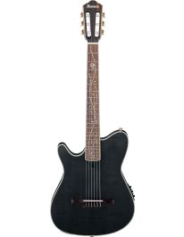 Ibanez TOD10NL-TKF Tim Henson Lefthand Signature Klassikgitarre Transparent Black Flat