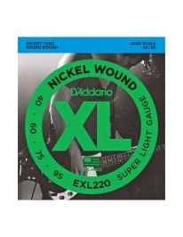 Daddario EXL220 Bass Nickel 040-095