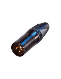 Neutrik XLR Stecker schwarz NC3MXX-B