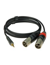 Klotz Audiokabel StKl.-3,5/2x XLRm