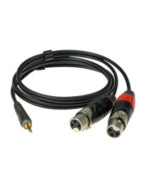 Klotz Audiokabel StKl.-3,5/2x XLRf 3m AY8-0300