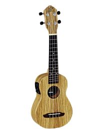 Ortega RFU10ZE Timber Series Sopran Ukulele inkl. Gigbag Natur