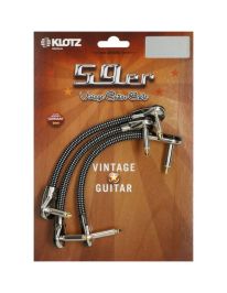 Klotz Instrumentenkabel Patch Pancake 3er Pack