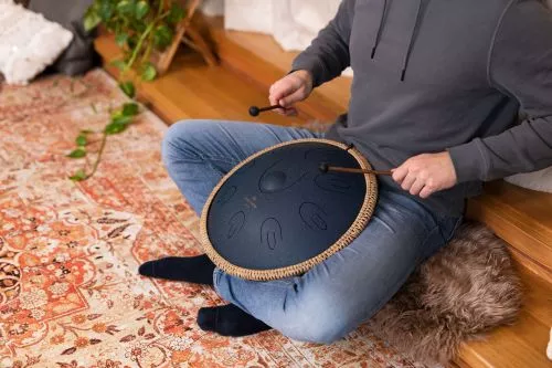 Meinl Sonic Energy OSTD2NB Octave Steel Tongue Drum | PPC Meinl Sonic Energy OSTD2NB Octave Steel Tongue Drum | PPC