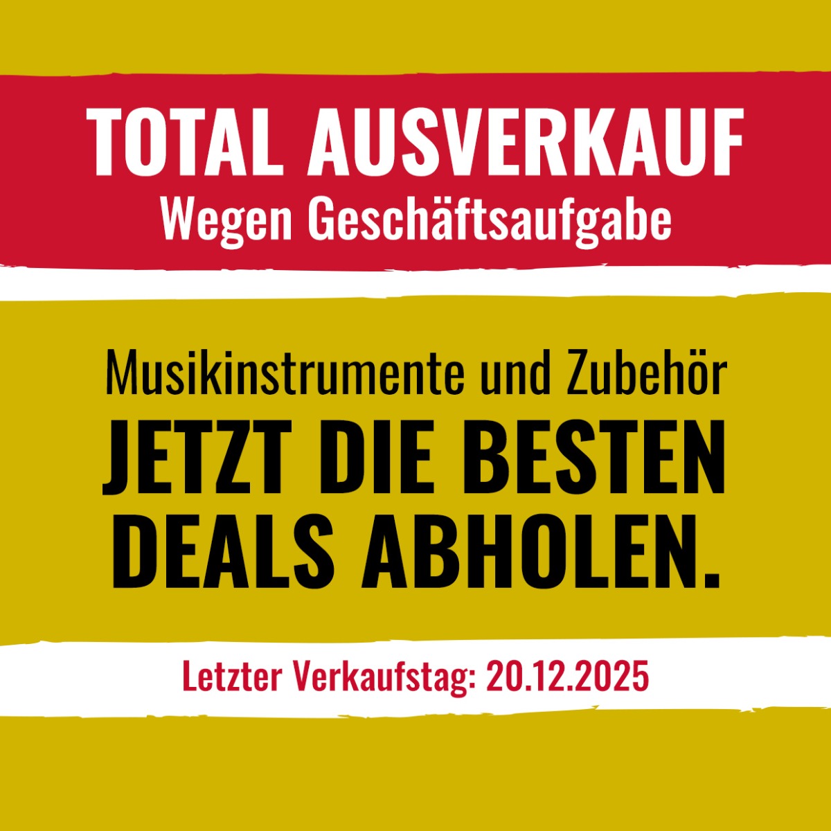 Total Ausverkauf